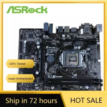 Бывший в употреблении слот LGA1150 H81 материнская плата для ASRock H81M-HDS настольная плата USB3.0 SATA3 DDR3