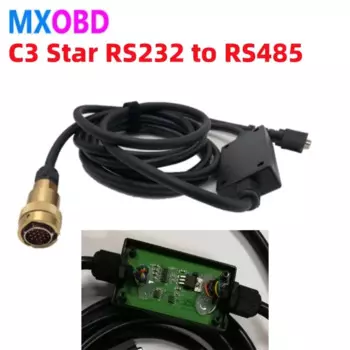 C3 автомобильный OBD2 кабель и соединитель RS232 к RS485 кабель для MB STAR C3 для мультиплексора Автомобильные диагностические инструменты кабель с печатной платой