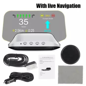 C3 HUD проектор автомобиля Hud навигация GPS obd2 Спидометр дисплей на лобовое стекло автомобильные аксессуары