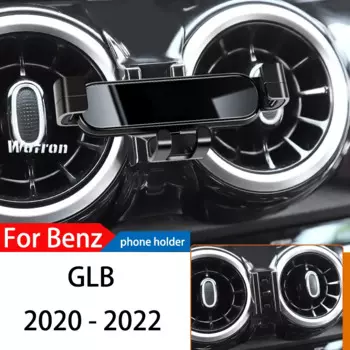 Автомобильный держатель для телефона для Mercedes Benz GLB X247 2020-2022 GPS Специальный гравитационный навигационный мобильный кронштейн с поворотом на 360 градусов