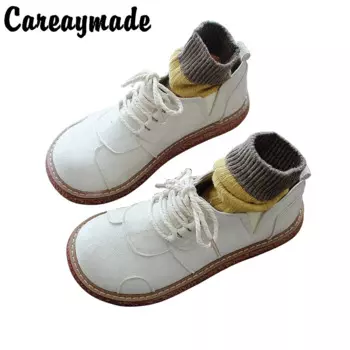 Careaymade-туфли с большой головой, женские туфли на толстой подошве, женские туфли в стиле мори, ретро, гонконгское искусство, весенняя обувь на высоком каблуке