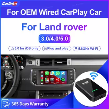 Carlinkit 5,0 4,0 3,0 Carplay беспроводной адаптер Wifi подключение Apple Car Play Ai Box для Land Rover Evoque Discovery Sport Defender