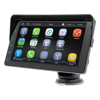 CarPlay Android автомобильный радиоприемник, мультимедийный видеоплеер с сенсорным экраном 7 дюймов, портативный сенсорный экран с USB, AUX, с регулируемым браслетом