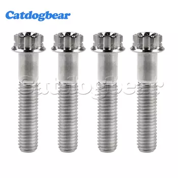 CATDOGBEAR Титановые болты M8X20 для дискового тормоза 4 шт.