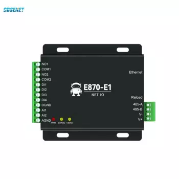 CDSENT Edge Acquisition Gateway Контроллер ввода-вывода Ethernet RS485 4DI+2DO+2AI E870-E1 Протокол TCP/UDP/MQTT Modbus DC 8 ~ 28 В
