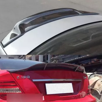 CEYUSOT для настоящего спойлера из углеродного волокна, крыло Mercedes C Class W204, седан, аксессуары C180 C200 C250 Benz Tail Fin R Style 2007-14