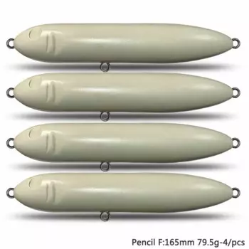 CF приманка Неокрашенная «сделай сам» плавающий карандаш 165 мм 79,5 г рыболовная приманка ABS пластиковая приманка заготовка