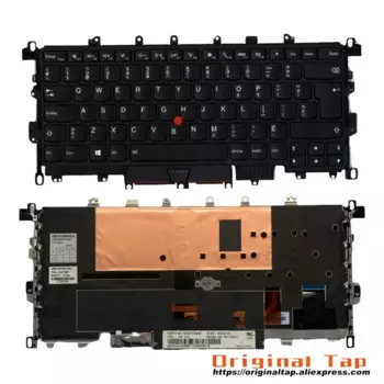 CFR канадская французская клавиатура с подсветкой для Lenovo Thinkpad X1 Yoga Gen 1, 1st 00JT865 01AW904