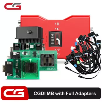 CGDI MB с полным адаптером, включая испытательную линию EIS + адаптер ELV + симулятор ELV + адаптер переменного тока + Новый адаптер NEC