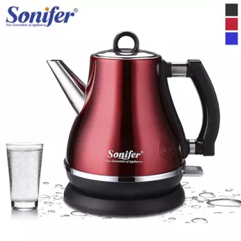 Электрический чайник Sonifer 1.2 л нержавеющая сталь 1500 Вт
