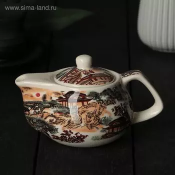 Чайник заварочный «Пейзаж», 200 мл, 159,59 см, металлическое сито