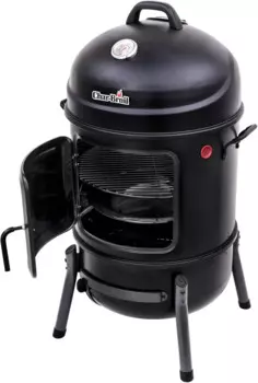 Char-Broil ® 20-дюймовый угольный курильщик, черный - 18202076 Гриль для кемпинга для барбекю на открытом воздухе с питанием от топлива
