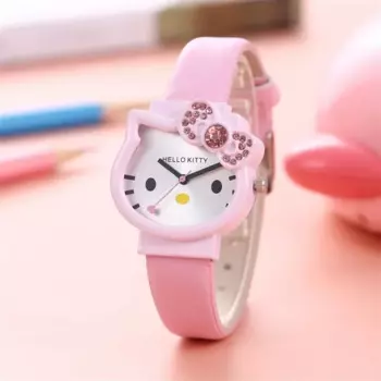 Часы Детские кварцевые с Hello Kitty, для девочек