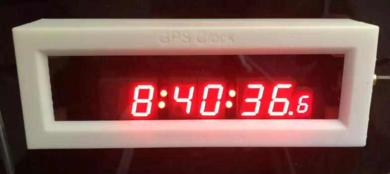 Часы GPS, светодиодные настольные часы, которые получают время от GPS V6