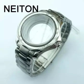 Часы NEITON 40 мм, рандовые часы, часы с сапфировым стеклом, подходит для NH35/36