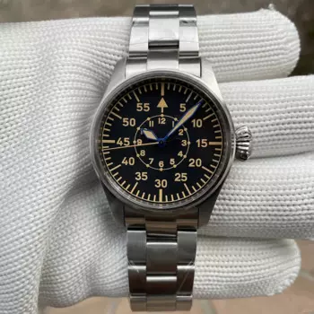 Часы STEELDIVE SD1928B Мужские механические, швейцарские светящиеся водонепроницаемые наручные часы с механизмом NH35, 20 бар