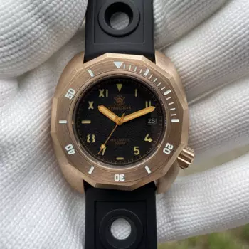 Часы STEELDIVE SD1946S Мужские механические, бронзовые швейцарские светящиеся водонепроницаемые Роскошные наручные часы для дайвинга NH35, 100 бар