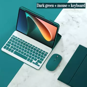 Чехол для 2021 Xiaomi Mi pad 5, беспроводная клавиатура, беспроводная мышь, чехол для Xiaomi Mi Pad 5 Pro с держателем для карандашей, умный чехол, чехол