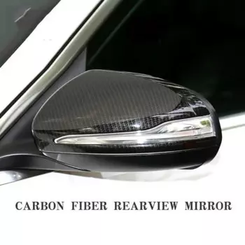 Чехол для бокового зеркала заднего вида автомобиля, подходит для Mercedes Benz C/ E /S /GLC 2015-2020, 2 шт.