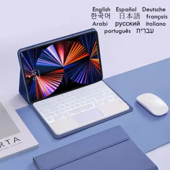 Чехол для Honor Pad X9 X8 Pro X8Pro с крышкой клавиатуры, сенсорной панелью с подсветкой Teclado для Huawei Honor Pad X9 X8 Pro, чехол с клавиатурой