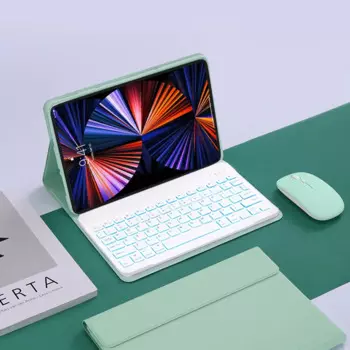 Чехол для клавиатуры с 7-цветной подсветкой для Xiaomi Redmi Pad Pro 12 1, беспроводная съемная клавиатура, чехол для Xiaomi Poco Pad