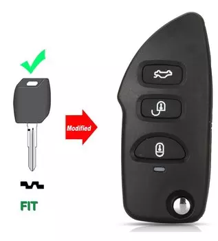 Чехол для ключей jingyuqin для Hyundai Trajet XG Sonata Sonica Santa Fe (Gen 1/SM) для Kia Magentis Optima Sorento 2002-2009