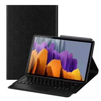 Чехол для планшетов Samsung Galaxy Tab S7 Plus, 12,4 дюйма, Магнитная подставка, Беспроводная Bluetooth клавиатура, чехол для Galaxy Tab S7 11 '', S7 +