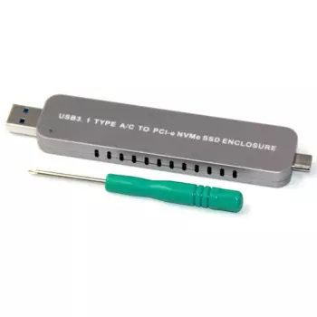 Чехол для жесткого диска NVME SSD, USB C и TYPE-A на PCI-E NVME M.2, адаптер для 2242/2260/2280 SSD