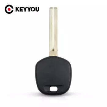Чехол KEYYOU 20x для Toyota, для транспондера Lexus Заготовка ключа замка зажигания автомобиля, с нарезным 46 мм лезвием ключа