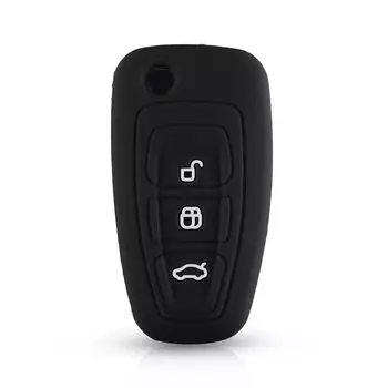 Чехол KEYYOU для автомобильного ключа-пульта, силиконовый чехол для Ford Ranger C-Max S-Max Focus Galaxy Mondeo Transit Fiesta Escape Ecosport