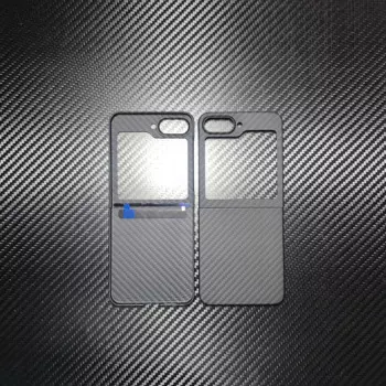 Чехол-книжка из углеродного волокна для Samsung Galaxy Z 6, Ультратонкий защитный чехол для объектива из арамидного волокна и углеродного волокна для Samsung Galaxy Z Flip 6