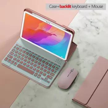 Чехол с клавиатурой и мышью для iPad Pro 11 2018 2020 10,2 8th чехол Беспроводная клавиатура с подсветкой для iPad Air 4 Air 3 10,5 Pro
