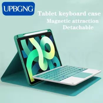 Чехол с сенсорной клавиатурой для iPad Air 5 поколения 2022 10,9 "Pro 11 2021 Mini 6 iPad 10,2 Bluetooth мышь беспроводная клавиатура