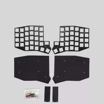 Чехол-сэндвич для клавиатуры Sofle Rgb, Sofle Split Keyboard Fr4, позиционная пластина, позиционная плата из углеродного волокна, аксессуар для разделенной клавиатуры