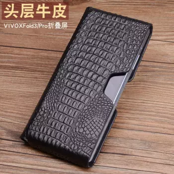Чехол Wobiloo из натуральной кожи для телефона Vivo X Fold3 Pro, чехол-сумочка из коровьей кожи для Vivo X Fold 3, кожаный чехол