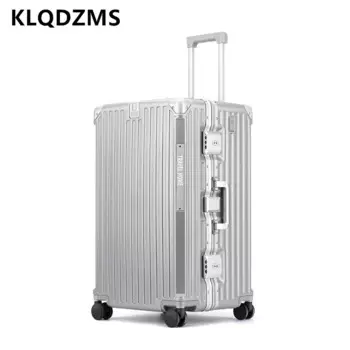 Чемодан на колесиках KLQDZMS мужской, чемодан большой вместимости 24, 26, 28, 30 дюймов, чемодан на колесиках