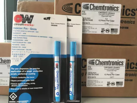 CHEMTRONICS CIRCUITWORKS зелёная шариковая ручка CW3300G