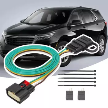 Черная авторская 4-контактная проводка для прицепа на выбор Chevrolet Equinox 56375