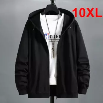 Черная толстовка с капюшоном 9XL1 0XL, Мужская Осенняя толстовка, модные однотонные мешковатые толстовки, мужские топы большого размера, высокое качество