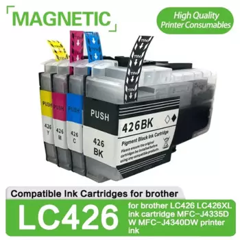 Чернильный картридж LC426XL, 1 комплект, совместим с brother LC426 LC426XL, чернильный картридж