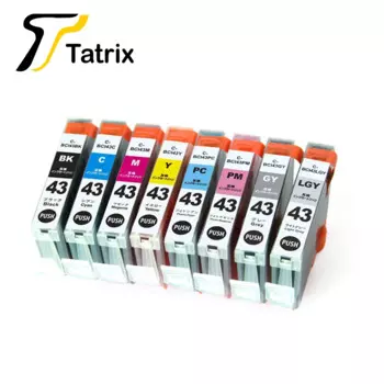 Чернильный картридж Tatrix BCI-43 BCI43 для принтера Canon PIXUS Pro-100 Подходит для Японии