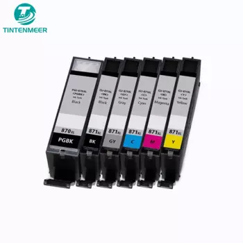 Чернильный картридж TINTENMEER PGI 870 CLI 871 PGI870 CLI871, совместимый с принтером CANON PIXMA MG5780 MG6880 MG7780