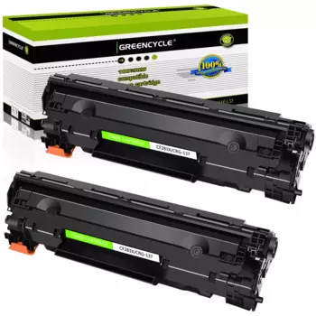 Черный картридж с тонером CF283X 83X, 2 упаковки, совместим с HP LaserJet M201dw M225dn