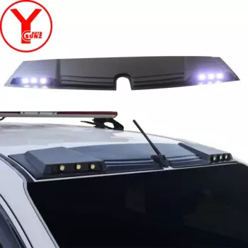 Черный светодиодный спойлер на крышу для MITSUBISHI PAJERO SPORT triton L200 2016 2017 2018 ABS аксессуары для Montero sport YCSUNZ