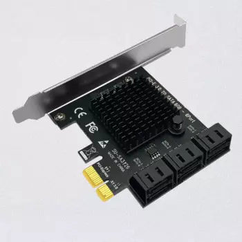 Chi a Mining 6 портов SATA 3 PCI Экспресс Плата расширения PCI-E SATA контроллер PCIE 1X к SATA3 6 Гб адаптер плата расширения для HDD SSD