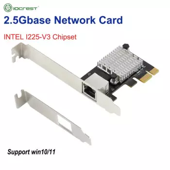 Чипы Intel I225 100/1000M/2500M RJ45 Сетевой адаптер PCIe PCI Express 2,5g Гигабитная сетевая карта Etherent