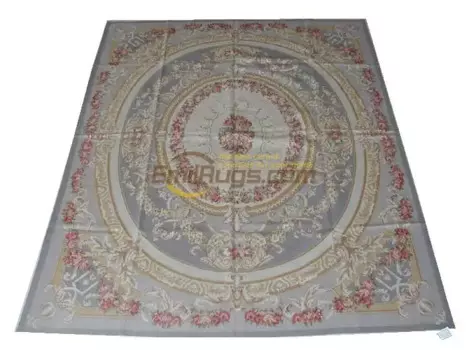 Чистый ручной французский шерстяной коврик aubusson ковры 244CMX305CM 8х10 gc1aub2039