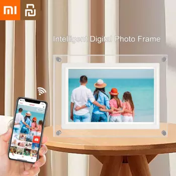Цифровая акриловая фоторамка Xiaomi Youpin, 5/7 дюйма, 1000 мАч, экран IPS с автоматическим вращением, 2G память, гравитационная индукция