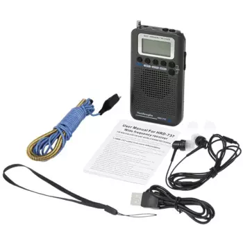 Цифровое радио, мини-портативный ЖК-дисплей, будильник FM/AM/SW/CB/Air/VHF, радио World Band для любителей бездорожья