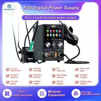 Цифровой блок питания i2C P30, многофункциональная платформа для ремонта телефонов, цифровой источник питания, паяльная станция, устройство для ремонта телефонов